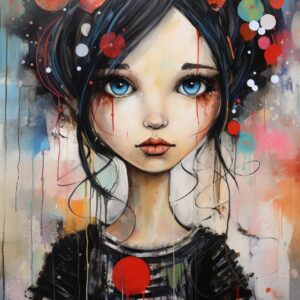 Transfer chica acuarela