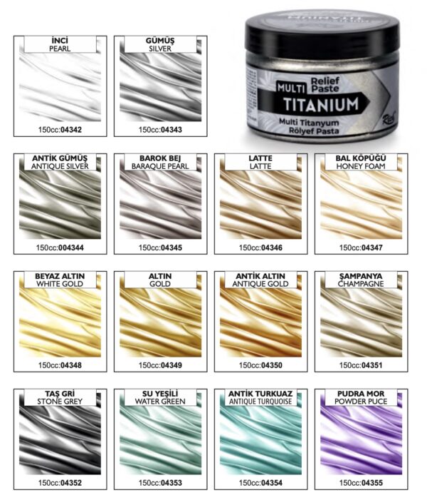 Pasta relieve Titanium - Imagen 2