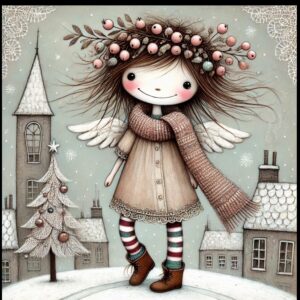 Transfer angel Navidad