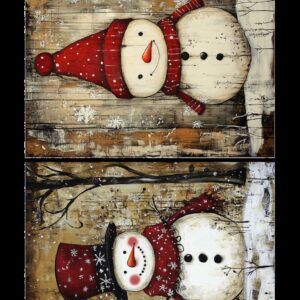 Transfer muñecos nieve