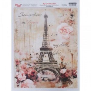 Papel arroz Torre Eiffel
