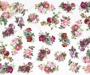 Papel con florecillas