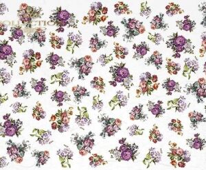 Papel con florecillas