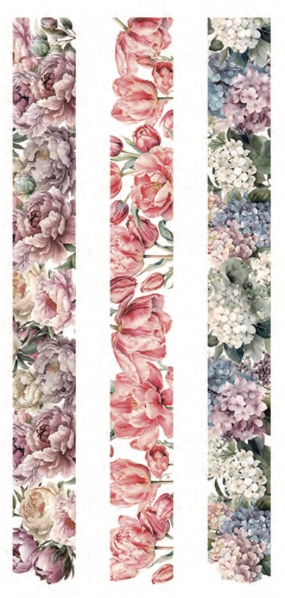 Transfer tiras florales - Imagen 3