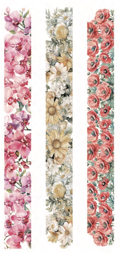 Transfer tiras florales - Imagen 4