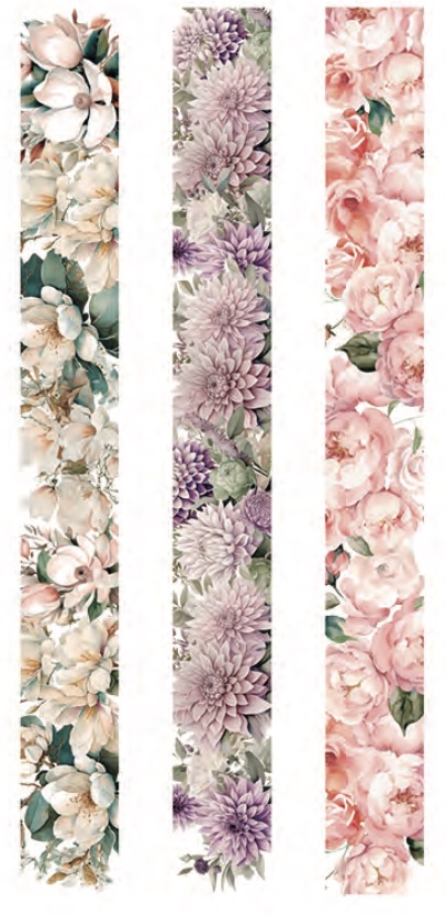 Transfer tiras florales - Imagen 5