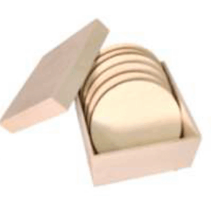 Caja posavasos redondo